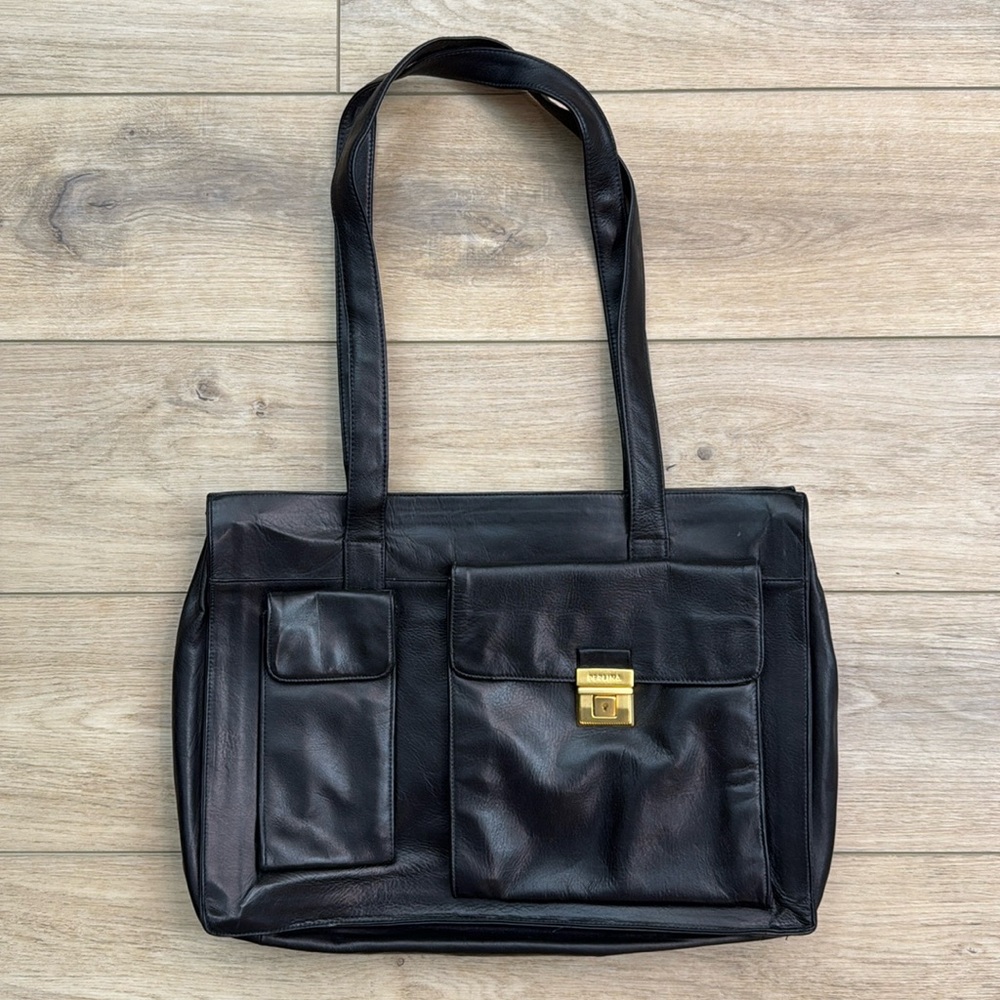 Vintage Perlina Laptop Tote